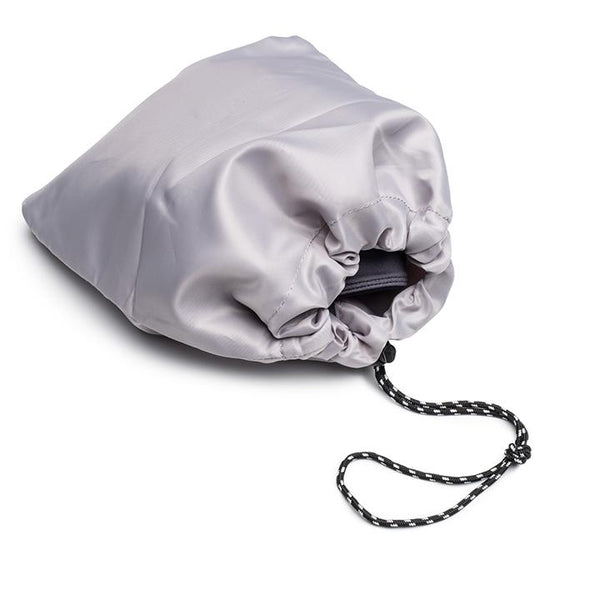 Round Backpack Puffy Silver