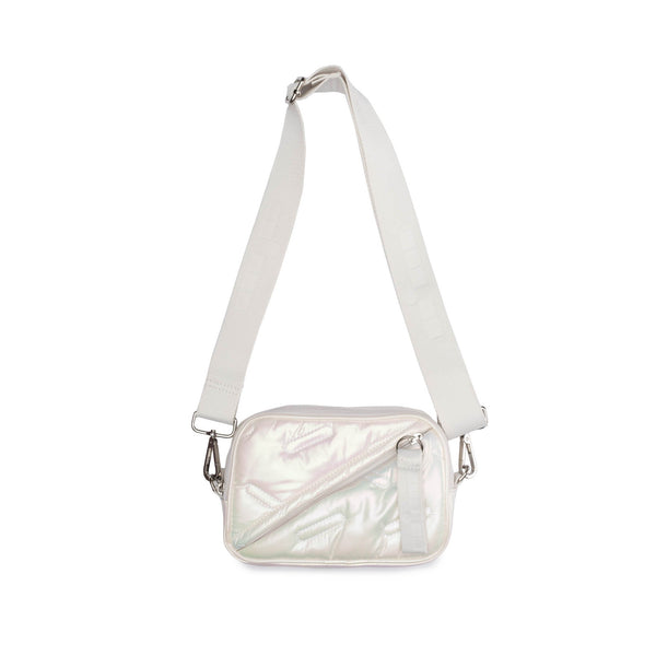 Belt Bag/Crossbody White Iridescent