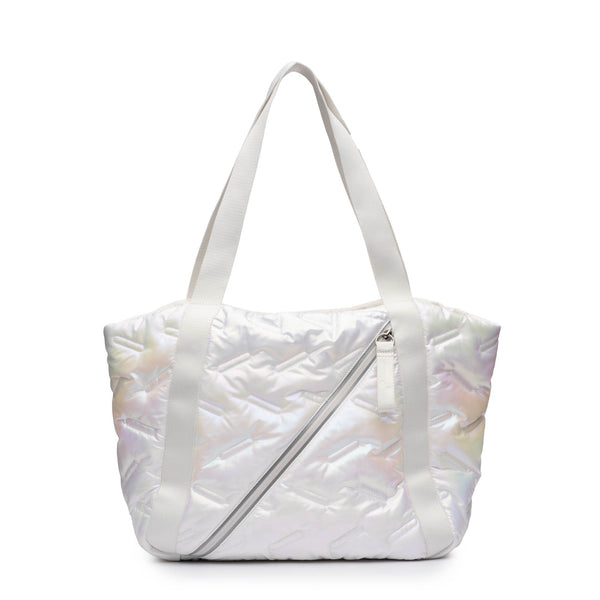 Easy Tote White Iridescent