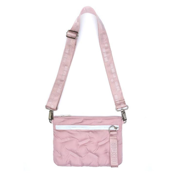 Puffy Pink Crossbody/Belt Bag/Fanny Pack - Front View