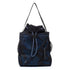 The Go Dash Dot Bucket Tote Bag in Navy Blue Camo - Front View