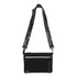 Go Dash Dot Crossbody/Belt Bag in Black - Front View