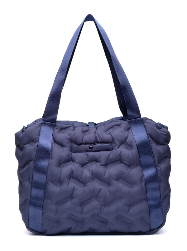 Puffy Navy Blue Easy Tote - Back View