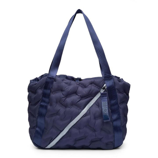 Puffy Navy Blue Easy Tote - Front View