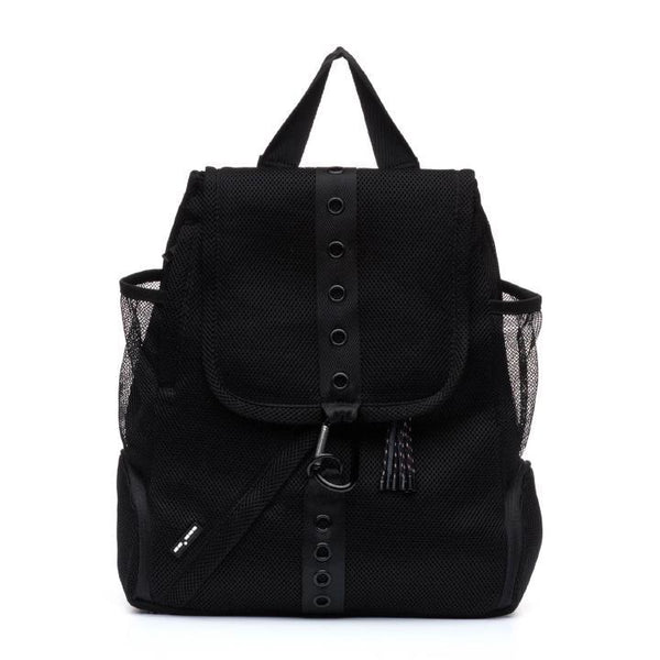 Go Dash Dot Backpack in Black - Front View