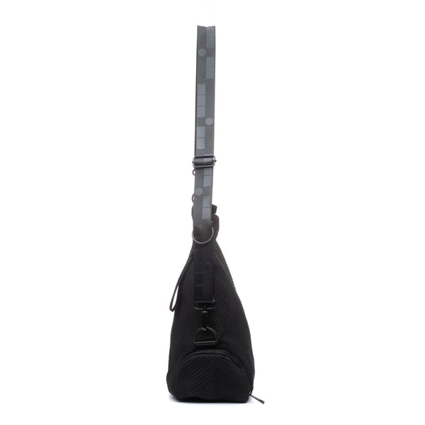 Go Dash Dot Hobo Tote in Black - Side View