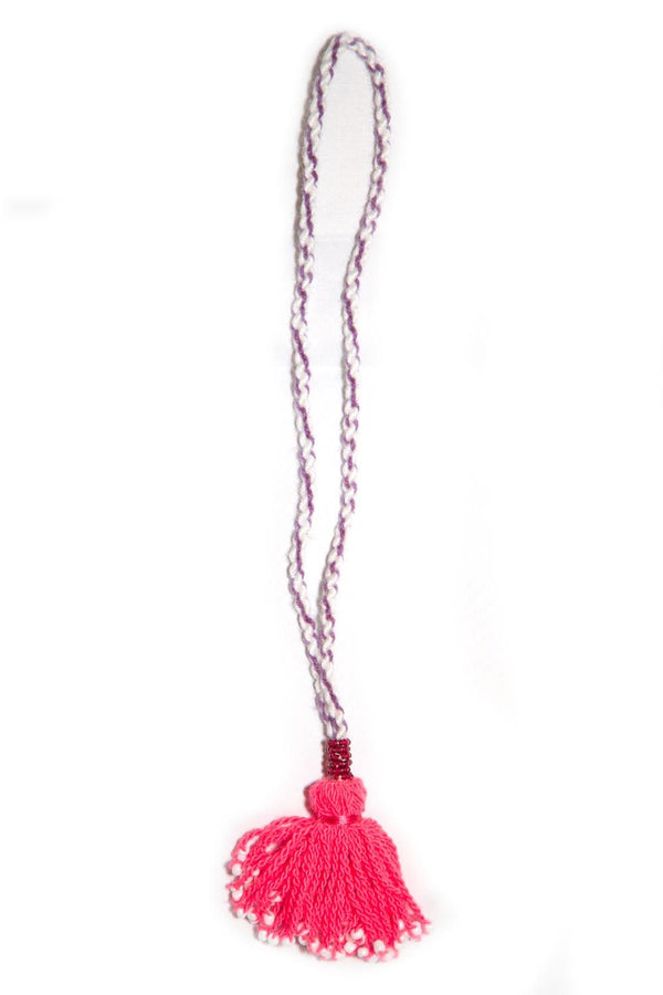 Go Dash Dot Accessory Tassel - Hot Pink