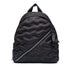 Puffy Black Backpack - Front View