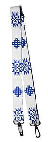 White and blue traditional Bhutanese design. Perfect for any Go Dash Dot bag or any other bag you have. Proceeds to go to women's cooperative